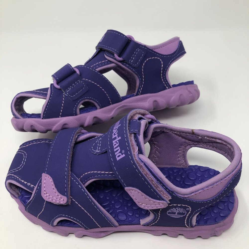 Timberland Girls Sport Sandals Size 13 Purple Shoes NEW! - Picture 2 of 8
